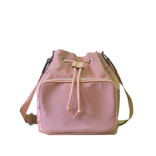 Nylon Drawstring Bucket Style Bag
