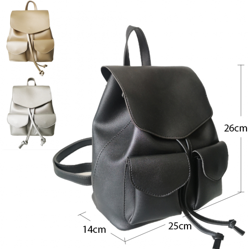 Double Pocket Fashion Backpack