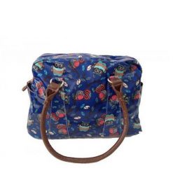 Coloured Owl Oilcloth Handbag