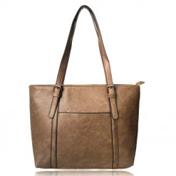 Doreen Buckle Strap Shopper Bag