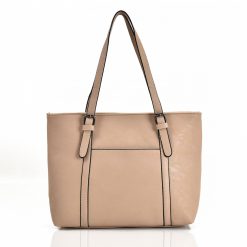 Buckle Strap Shopper Bag