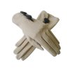 Double Button Wool Gloves