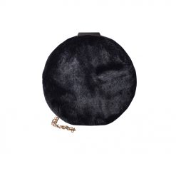 Circle Fur Crossbody Bag
