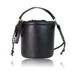 Bucket Bag With Interior Pouch and Drawstring Close