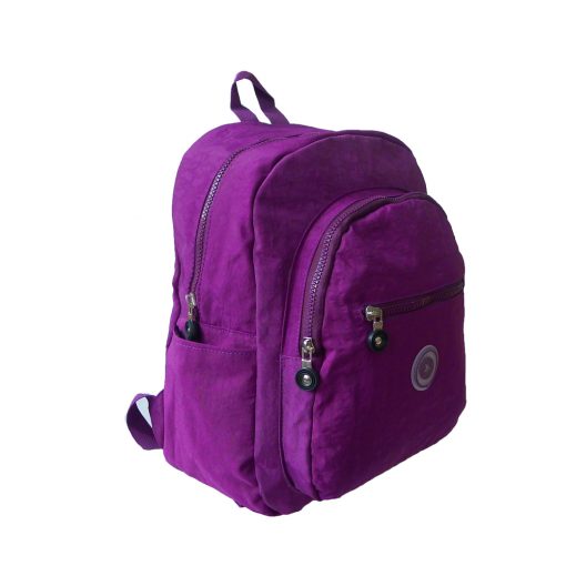 Nylon Multi Zip Backpack