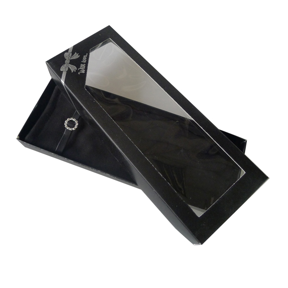 RSG009BK03 Suede Flower Buckle Gloves