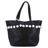 Summer Pom Pom Tote Bag