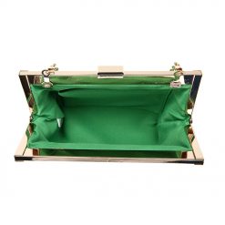 Textured Rounded Clutch Bag