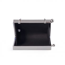 Metal Framed Clutch Bag