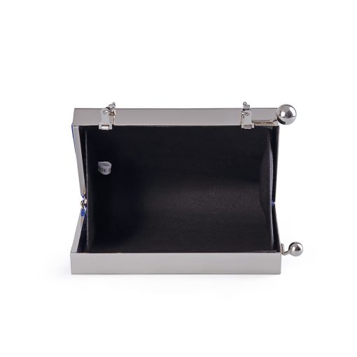 Metal Framed Clutch Bag