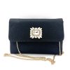 Shoulder Bag with Diamante Detail