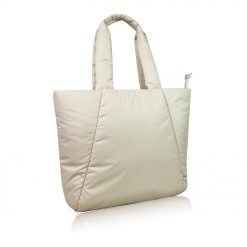 Padded Nylon Shopper Bag