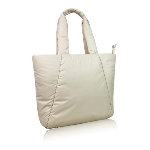 Padded Nylon Shopper Bag