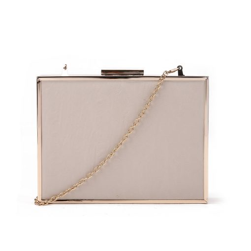 Clutch Handbag Box Metal Frame Bag