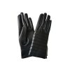Lined Faux Leather Gloves