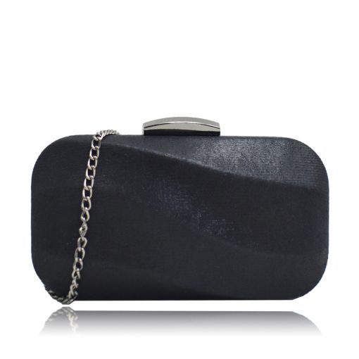 Evening Box Clutch Bag – Black