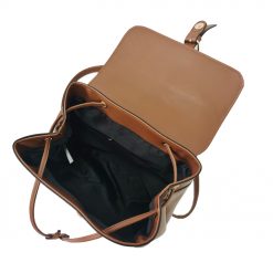 Front Buckle Backpack – Brown
