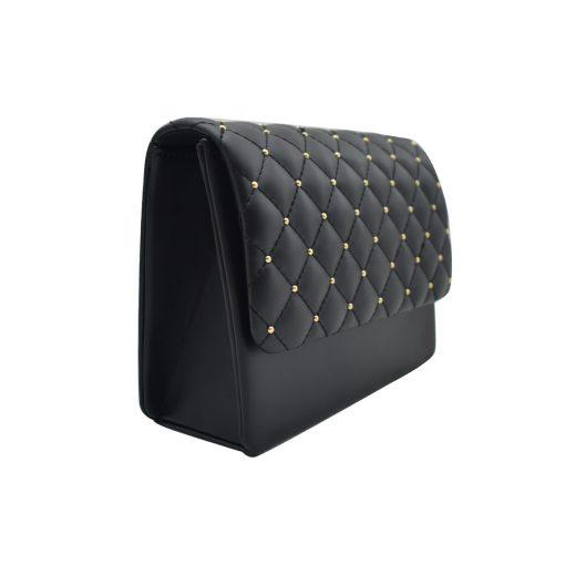 Mini Box Clutch Bag – Black