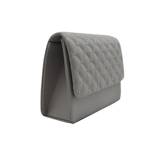Mini Box Clutch Bag – Grey
