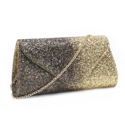 Envelope Style Glitter Clutch Bag