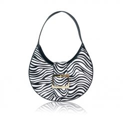 Zebra Pattern Detail Shopper Bag